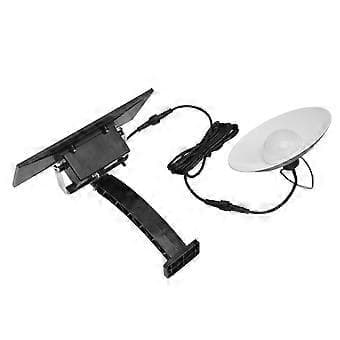 LED Solcellelampe med Solcellepanel IP65 Vanntett Taklampe Hagebelysning for Utested