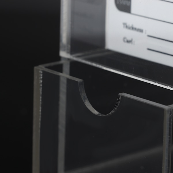 8-lags Akryl Vipper Displaybeholder Oppbevaringsboks Transparent Poding Vipper Oppbevaring