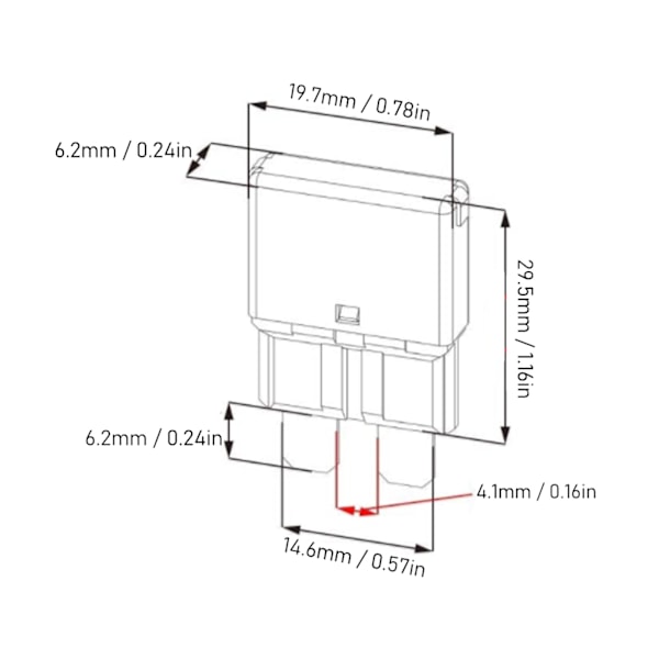 5 kpl Automaattinen Nollaussulake 30A 14V DC ATC/ATO Piirisuojat RV:lle, Caravanille, Veneelle, Stereovahvistimelle