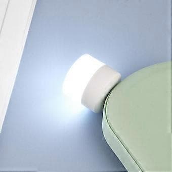 USB Plugglampe Mini LED Nattlys 5V 1W Powerbank Lading USB Boklamper