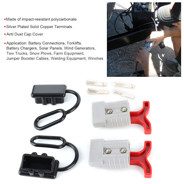 Batterielektrokontakt Snabbkoppling/Avkoppling Verktyg 600V 50A EEL0002A för Husbilar Husvagnar