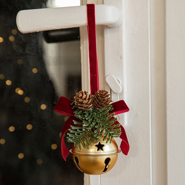 Internasjonal Jule Vinter Ferie Girlander Bjelle Tre Ornament