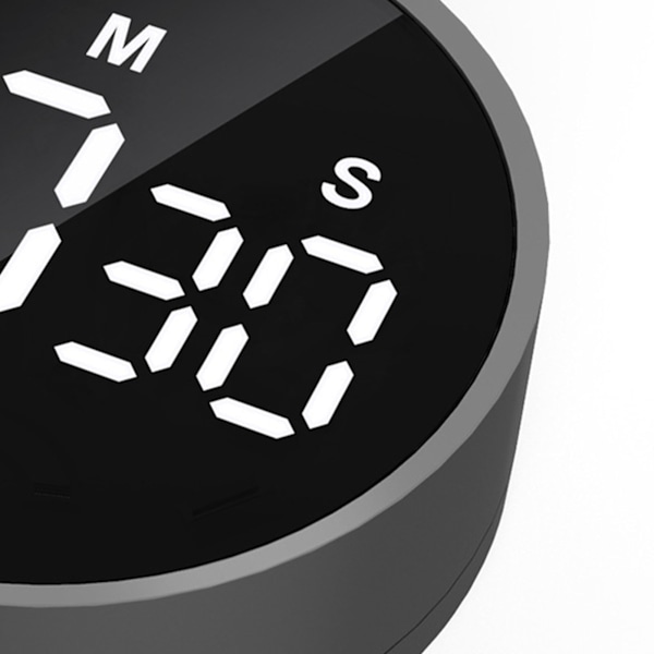 Nedräkningstimer, Digital Kökstimer, Justerbara Volym- och Ljusstyrkelägen, Magnetisk Timer, Minnesfunktion för Snabba Återkallelser, Stor LED