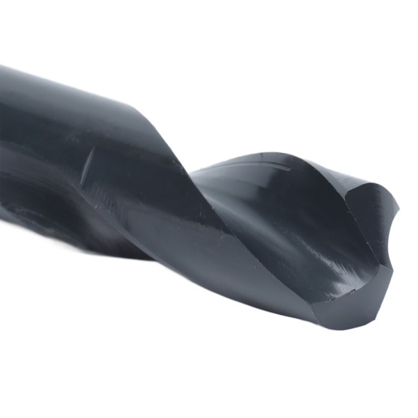 Reduceret Skaft Bor Bits HSS Twist Straight 1/2in Skaft Borværktøj 24.5mm Sort