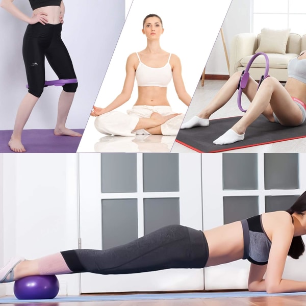 5 kpl Pilates- set 14" Yoga Fitness Magic Circle Pilates