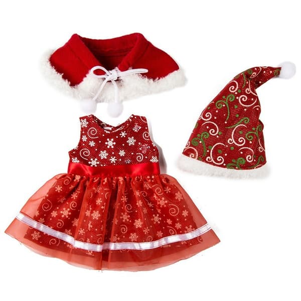 Julklänning Spets Prinsessklänning 18 Tum Amerikansk Dockkläder 40CM Dockkläder Halloween Set
