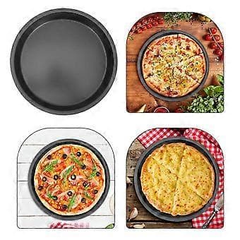 Rund Pizzapande Non-stick Bageform Pizzapande Kraftig Rustfri Stål Pizzapande Til Restaurant