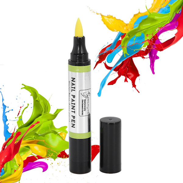 Neglelak Pen uden Base eller Top Coat - Gel Neglelak Pen - Neglekunst Manicure Pen til Salon og Hjem 01