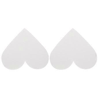 2 stk. Skumkake Modell Hjerteformet Kake Dummy Bakekake Modell Kake Dummies Modell (15X15X5CM)