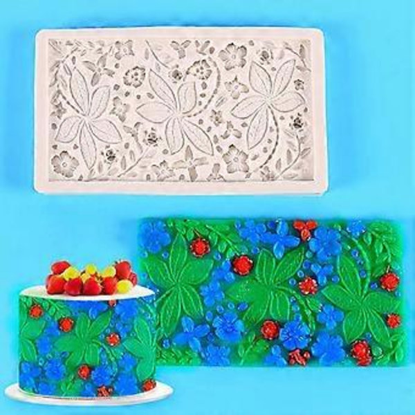Blomsterform Silikone Chokoladeforme Bageforme Fondant Kagedekorationsværktøjer Bagegadgets Gaver til Bageelskere
