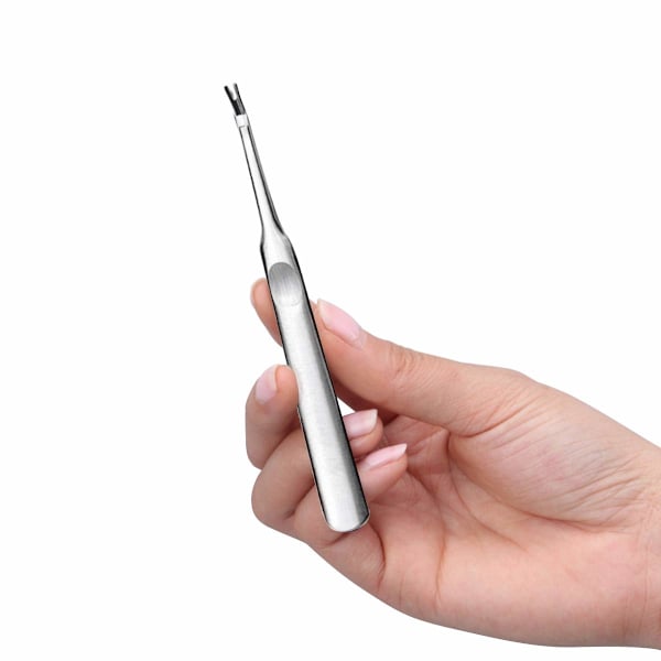 Nagelbandstrimmer Nagelverktyg, Dödhuds Remover Med Ergonomisk Design, V-Formad Liten Öppning För Säker Och Snabb Trimning, Nagelbandstrimmer I Rostfritt Stål