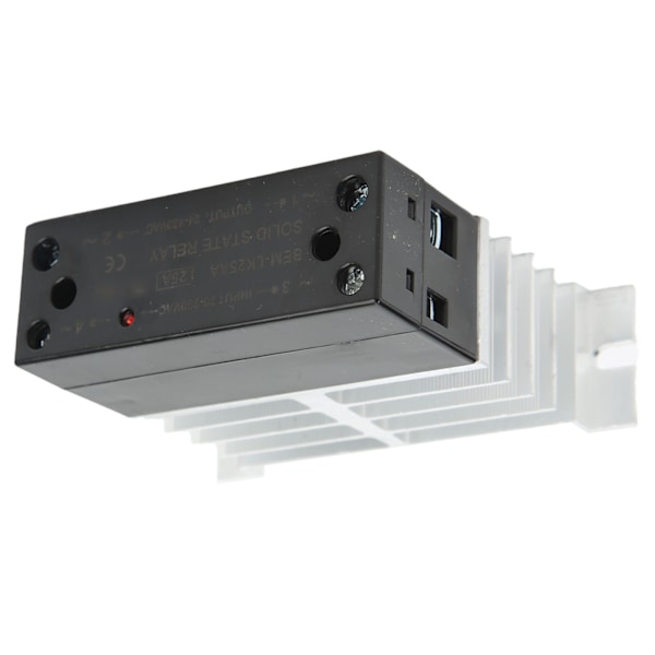 BERM AC til AC Solid State Relay ABS Aluminium Legering Inngang 70‑280V Utgang 24‑480V Relémodul for Motorstyring
