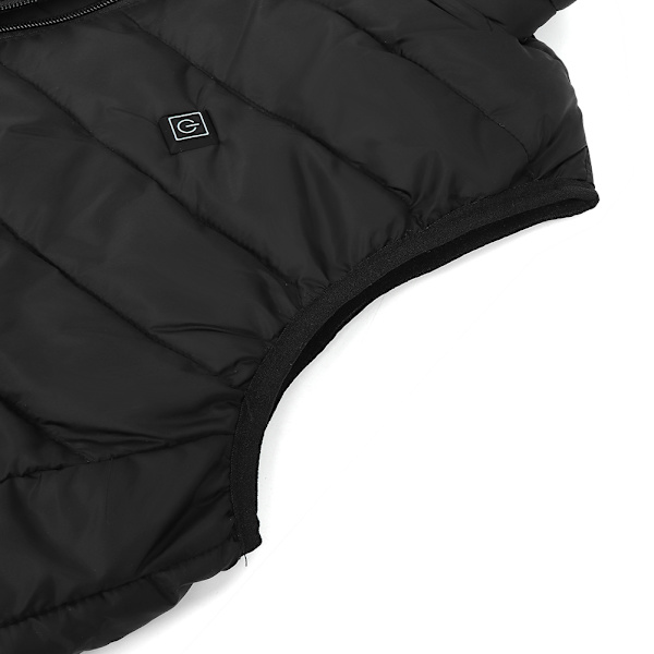 Ståkrave Ærmeløs Vest Bag Intelligent Elektrisk Opvarmning Varmt Jakke (XXXL)