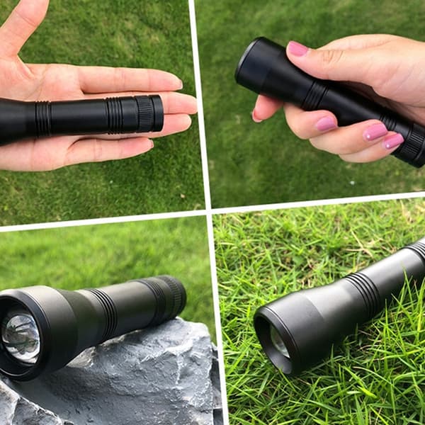 25000lm Led Uv -taskulamppu zoomattava lyhty Uv-soihtu ulkovalaistus 5