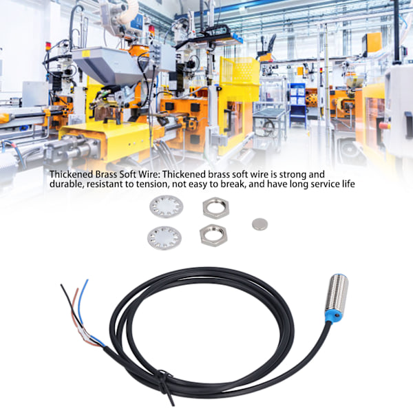 10 kpl Induktiivinen lähestymiskytkin Magneettinen Hall-ilmaisin Anturi M12 NPN NC DC5‑30V NJK‑5002D