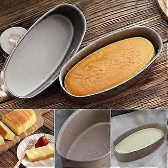 Ovalformede kageforme Non-stick brød-/cheesecakeforme Bageartikler i aluminiumslegering Køkkenbageudstyr