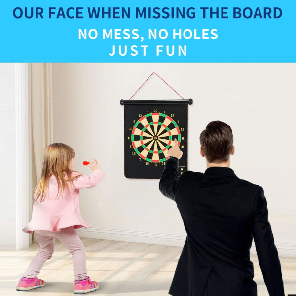 Magnetic Dart Board, Indoor Outdoor Dart Games for Kids with