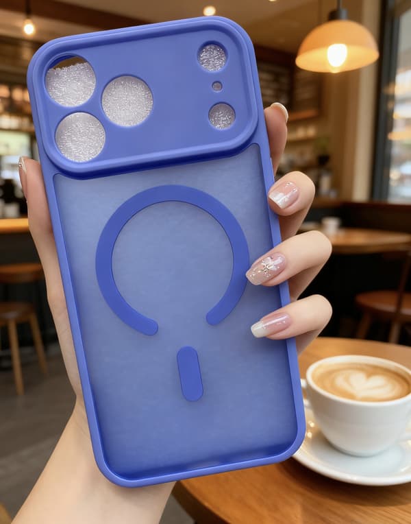 Magnetisk telefoncover til iPhone 17 Pro Max (blå) Blue iPhone 17 Pro Max