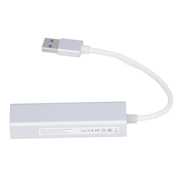USB Hub med Gigabit Ethernet Port Kompakt Design Hurtig Dataoverførsel Netværksforbindelse Energieffektiv Superspeed Data Support Til Windows Macbook