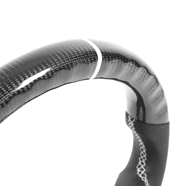 Tilpasset Kulfiber Rat Perforeret Læder Udskiftning til Ford Mustang V6 EcoBoost GT Shelby 2015‑2017