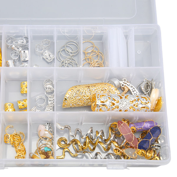 150 kpl Hiusten Dreadlock-Koruja Retro Alloy Spring Silver Moon Hiusten Rannekkeita Keloja Dreadlock-Tarvikkeille