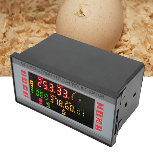 XM‑18 Automatisk Inkubator Temperaturregulator LED Fargeskjerm Temperaturkontrollutstyr 160‑220V