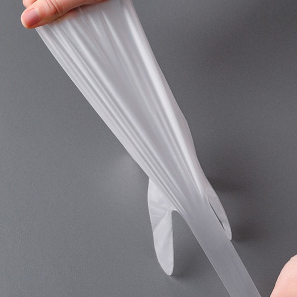 Pvc-fria Bpa-fria Latex-fria Handskar, Transparenta Tpe-handskar för Industriellt Bruk med Ambidextriös Design, Vattentäta Oljetäta Förtjockade och Tåliga Handskar För