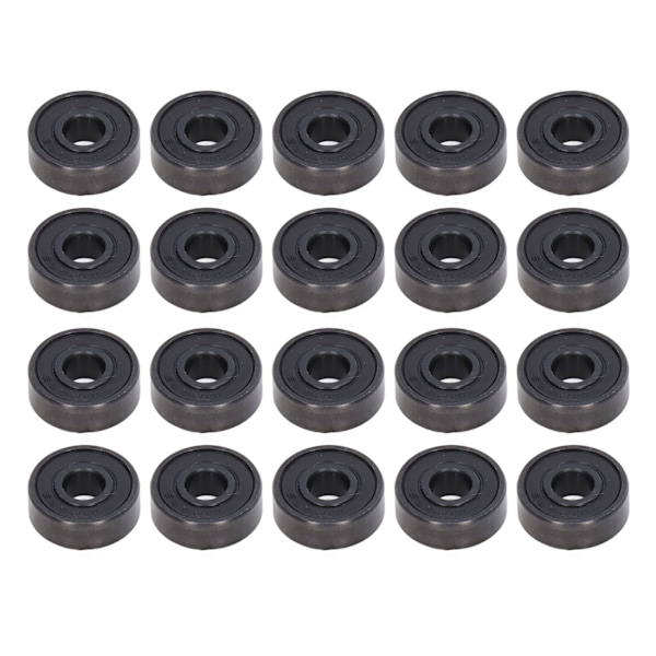 20 stk. Miniature Dyb Rillkuglelejer Dobbelt Forseglede Skateboard Kuglelejer S606RS