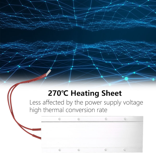 Opvarmningspladeelement Aluminiumskal Keramisk Høj Konverteringshastighed Varmeplade AC220V 270℃