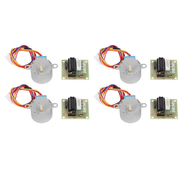 4 Sæt Hastighedsreduktionstrinsmotor 4 Fase UL2003 Driverkort Testmodul Elektriske Dele