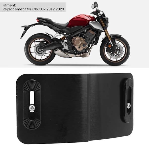 Motorcykel Vindruta CNC Aluminium Legering Vindavvisare Huvudlampa Kåpa Ersättning för CB650R 2019 2020 Svart