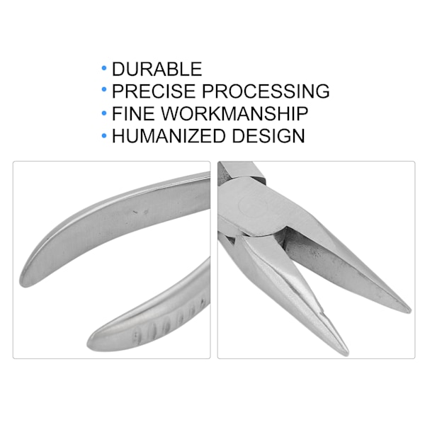 Glasögon Tång Professionell Rostfritt Stål Ergonomisk Glasögon Reparation Justering Tång för Reparationsarbetare Lång Näs Tång