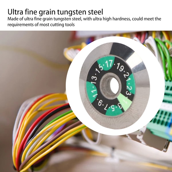 5 stk Optiske Fiber Kløverblad 20mm Diameter 4mm ID Ultrafint Wolfram Stål Høy Hardhet Optisk Kabel Kutterblad