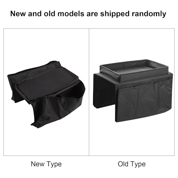 Sofa Armlæn Organizer Sofa Opbevaringspose med Kopholderbakke Sofa Fjernbetjening Holder