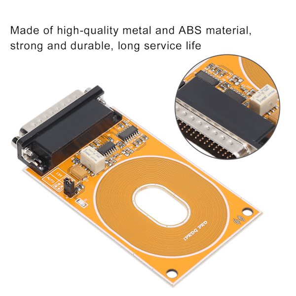 Gul RFID-adapter Metallisk Sender med Les/Skrivebeskyttelse for IPROG Programmerer