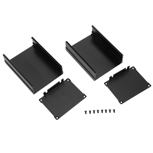 Projektkapsling i aluminiumlegering, delad elektronisk kretskortskapsling för GPS, 57x76x100mm