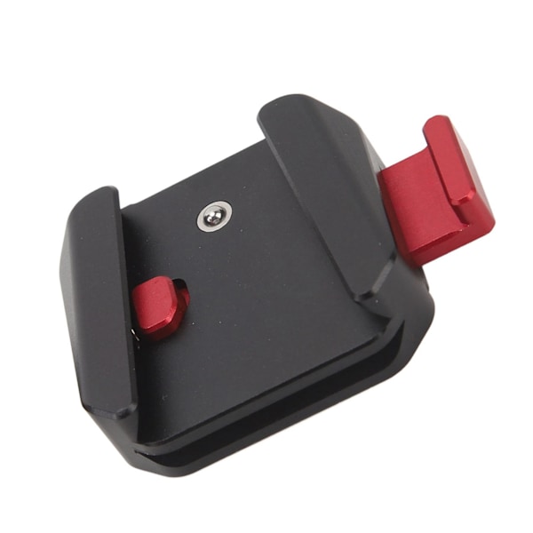 Snabbkopplingsplatta Stativ Kamerafäste Adapter med 1/4-tums Skruv för Kameror Stabilisatorer Växla Mellan Stativ Monopod Slider