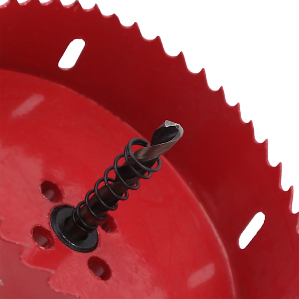 2 Set Bi-metall Hålsågset för Aluminiumplåt PVC Järnplåt Hålöppning 120165mm(80mm )