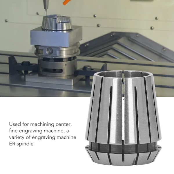 Forårsklemme Chuck Router CNC Graveringsmaskine Arbejdsstykke Carbide Fræsning Drejebænk Værktøj D=22mm