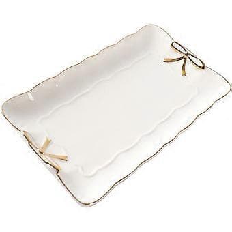 Smyckesbricka Dekorativ Bricka Keramiska Tallrikar Dessert Serveringsfat Soffbordsbricka