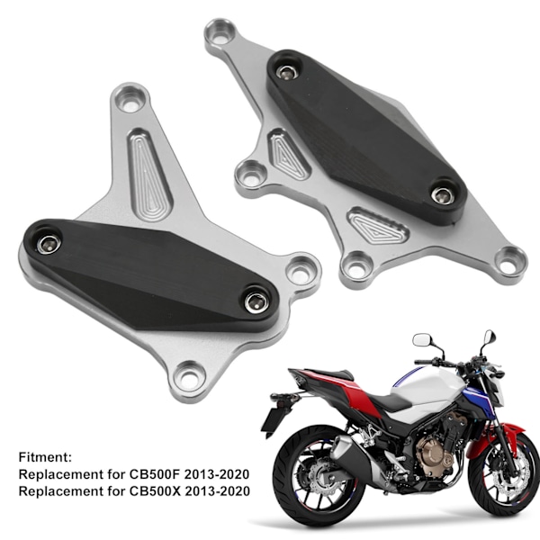 Motorcykel Motor Crash Frame Slider Beskytter Udskiftning til CB500F CB500X 2013‑2020 Titanium