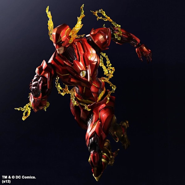 DC Hjältar Flash Actionfigur, Blixt-effektdelar, 25cm Höjd, Handgjord, Giftfri, Kvalitets PVC-Material, Dynamiska Poser, Idealisk För Anime