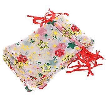 50 st Julklappspåsar Dragsko Presentpåsar Chic Presentinslagningspåsar