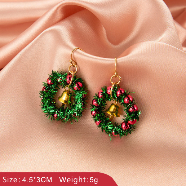 Christmas Earrings for Women Holiday Earrings for Girls Bow Tree