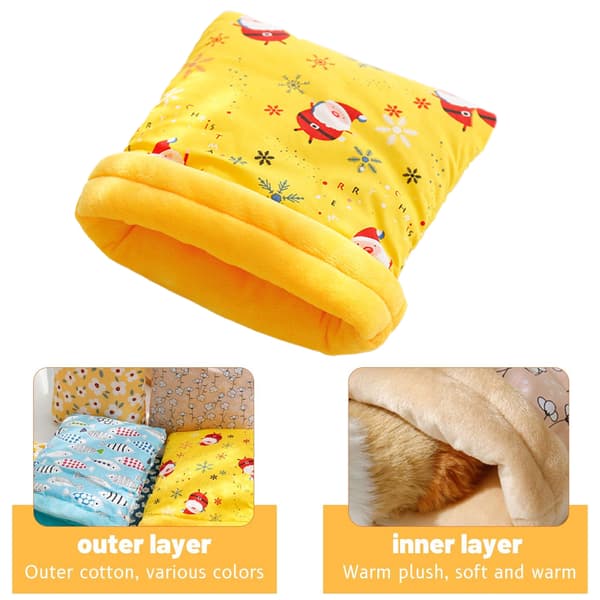 Plys Rede til Små Kæledyr Snuggle Sack Gemmested Pose til Pindsvin Marsvin Egern Små Dyr style5