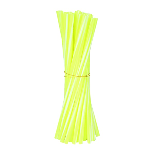 36 st/set 17 cm/6,7 tum Modifierade Hjul Ekrar Skydd Fluorescerande Grön och Vit Rand