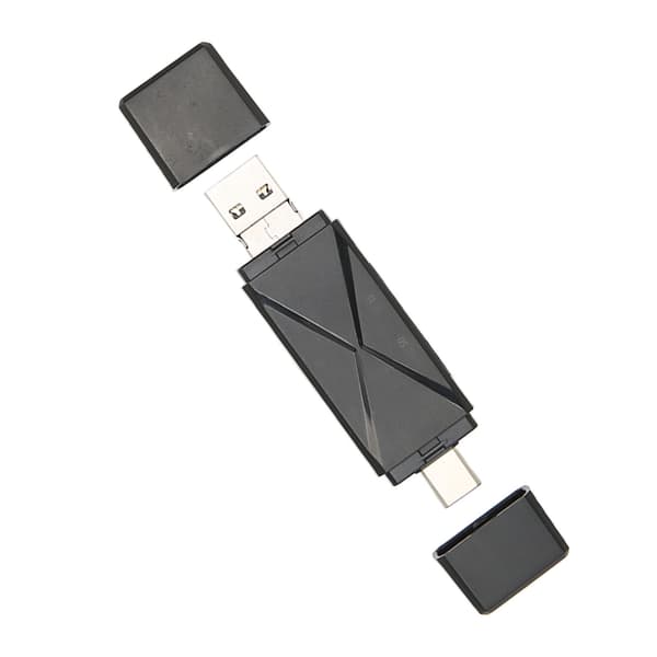 Plug and Play Multi-Kortlæser Til SD/Micro SD-Kort, Støjreduktion Sikrer Klar Lyd Under Dataoverførsler, Vandafvisende Beskytter Dine Data