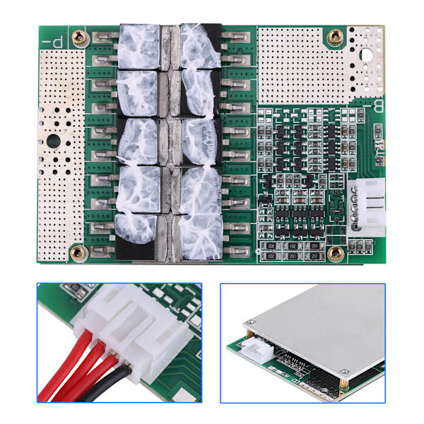 3S 11.1V/12V/12.6V 50A Tasapainotettu Li-ioni 18650 Akun BMS PCB Suojakortti Tasapainolla