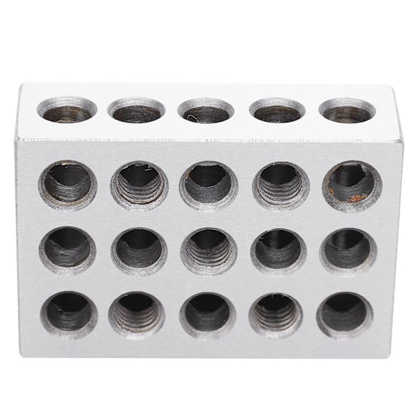 1 Par 1‑2‑3 Block 23 Hål Matchande 0,0002 tum Mekaniker 123 Jig Ultra Noggrannhet Industriell Utrustning