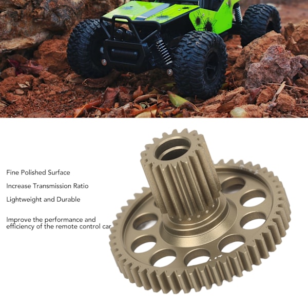 RC Bil Differentialväxel Aluminiumlegering 17T 50T Bilväxel RC Ersättningsdelar För Clodbuster 1/10